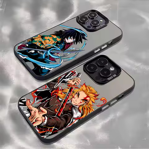 Demon Slayer Cute For Xiaomi 15T 14 14T 13 13T 12 12T 11 Pro POCO X7 X6 X5 X3 F6 F5 NFC Cover Funda Silicone Colorful Phone Case