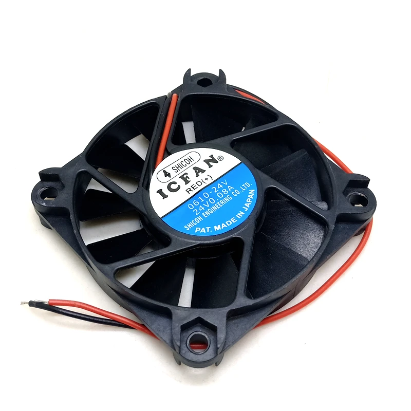 

New 60mm fan For ICFAN 6010 24V Ball Super-thin Silent Fan 0610-24V 6cm Converter Radiator cooling Fan