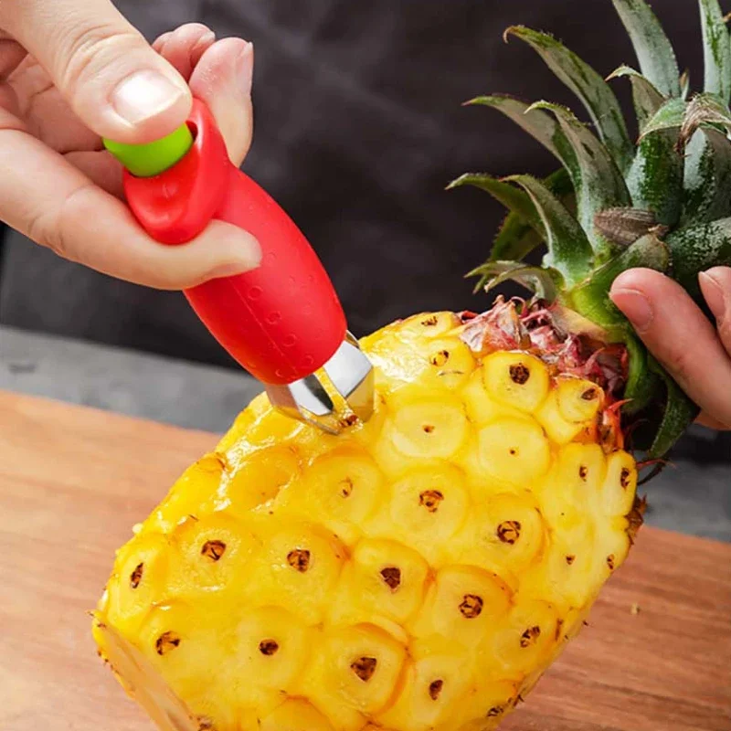 Strawberry Huller Pineapple Cutters Novel Tomato Stalks Remover Fruit Knife Useful Strawberry Leaf Cleaner Kitchen Accessories