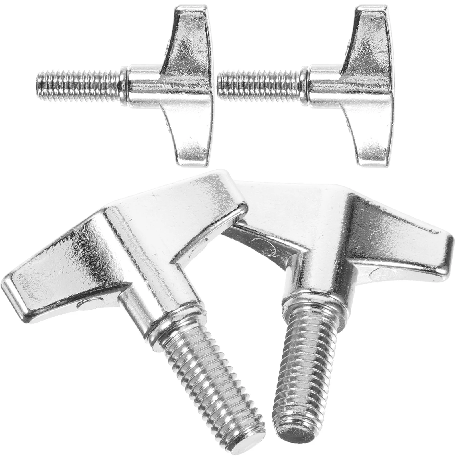 

4 Pcs Drum Rack Accessories Cymbal Nuts Screw Stand Parts Drums Wing Replacement Knob