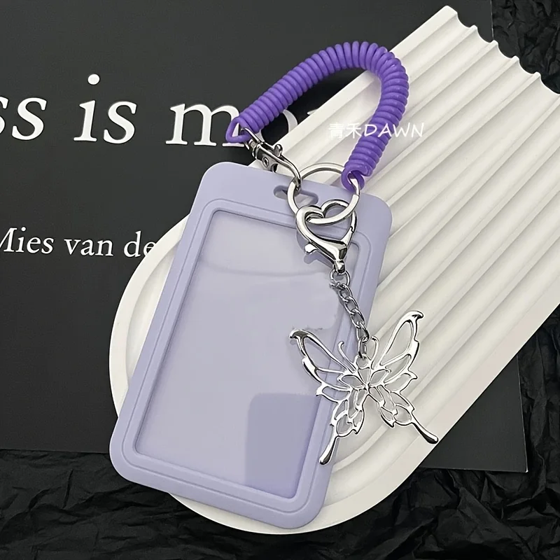 Butterfly Photocard Holder 3 inch Photo Sleeve Student Bus ID Card Case Korean Picture Display Idol Photo Frame