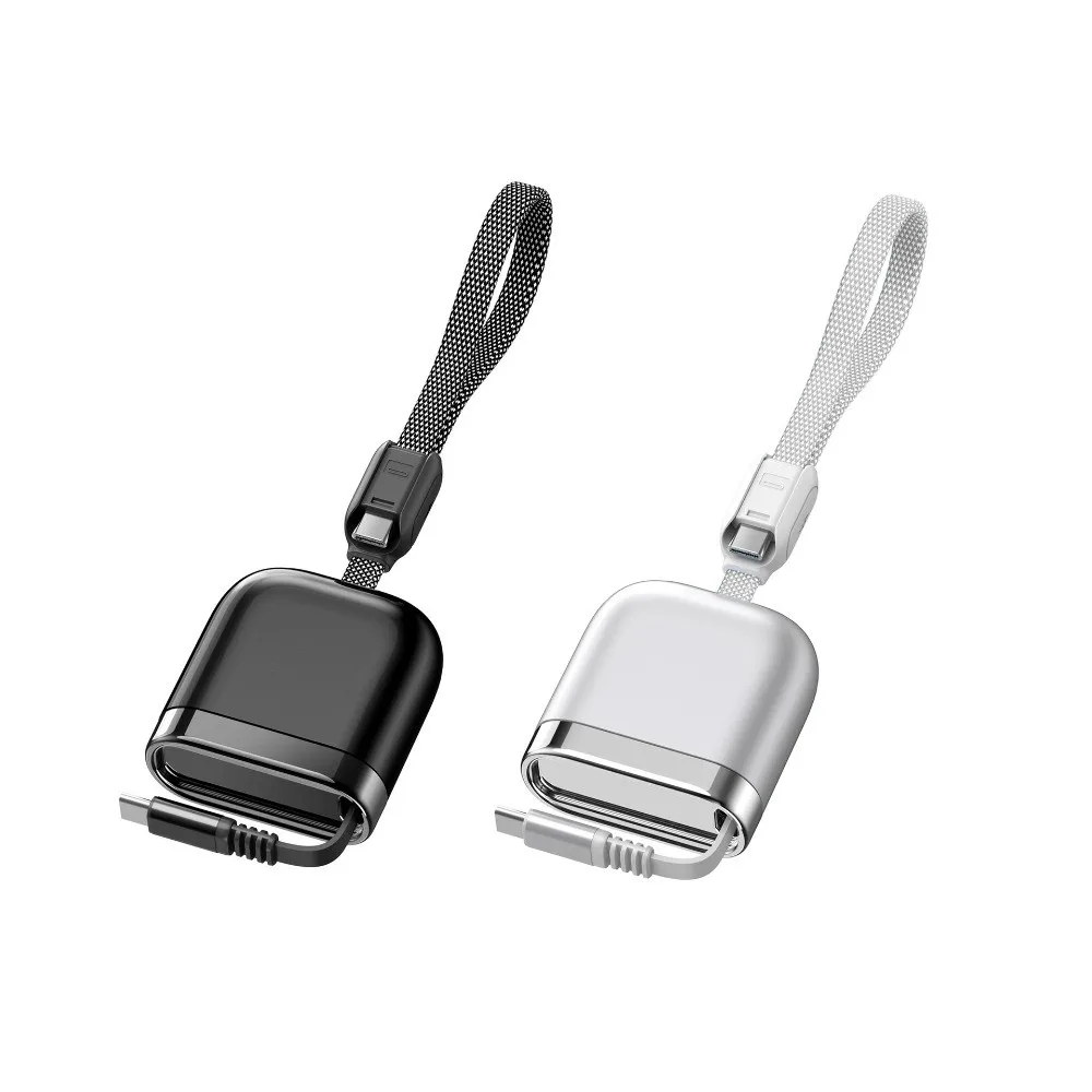120cm USB C Charging Cable 5A Current Rating 240W Power Delivery Retractable Phone Cable Single Head Retractable USB C to Type C