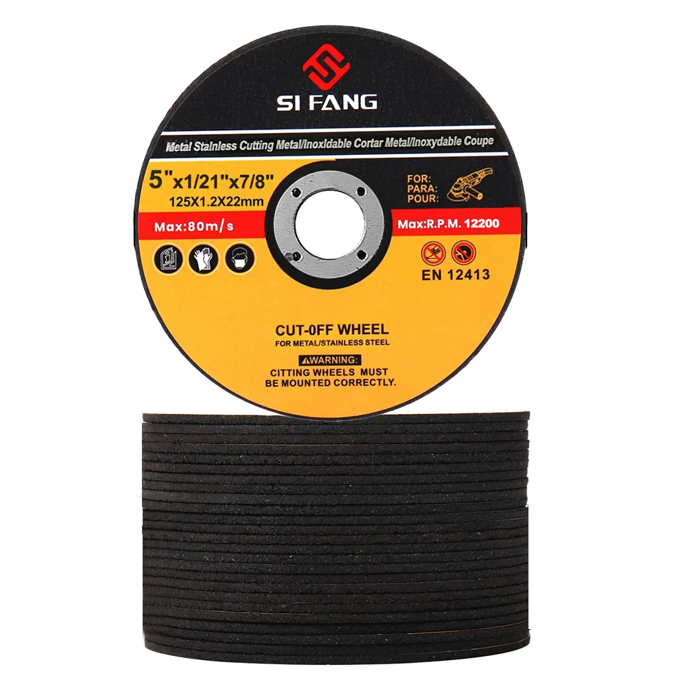 5Pcs/Set 75/115/125mm Metal Cutting Disc Angle Grinder Saw Blade Resin Grinding Wheel Disc for Metal Steel Bar Wood Cutting Tool