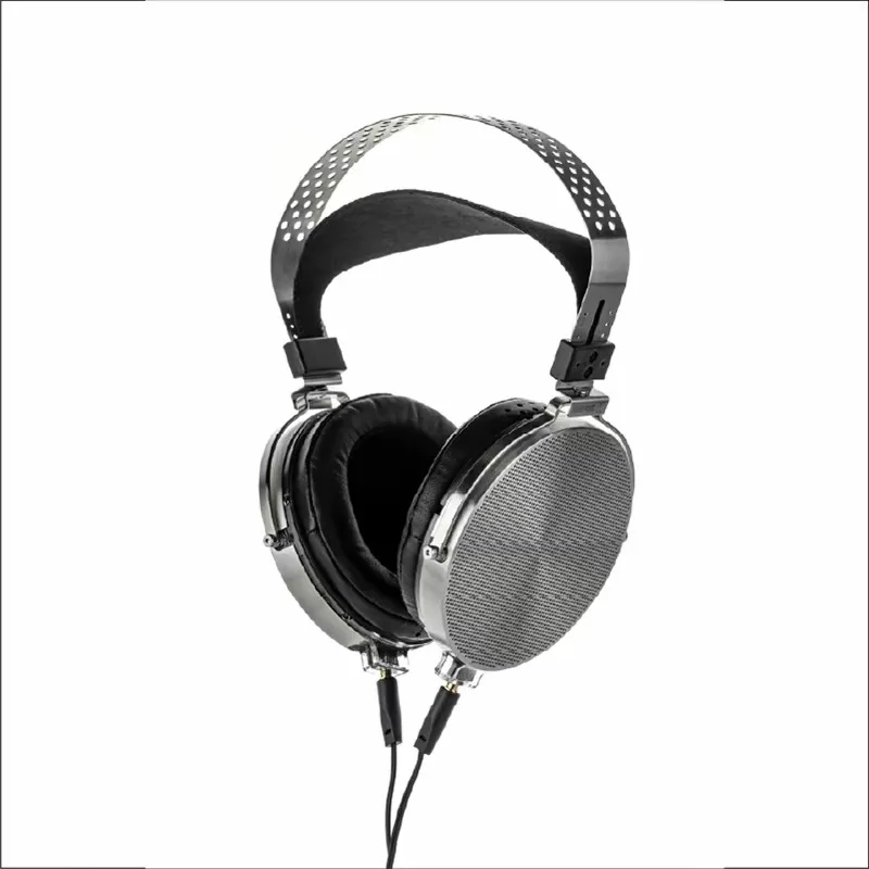 Para 100mm Flat magnetic membrane wired HiFi flat-head over-ear headphones