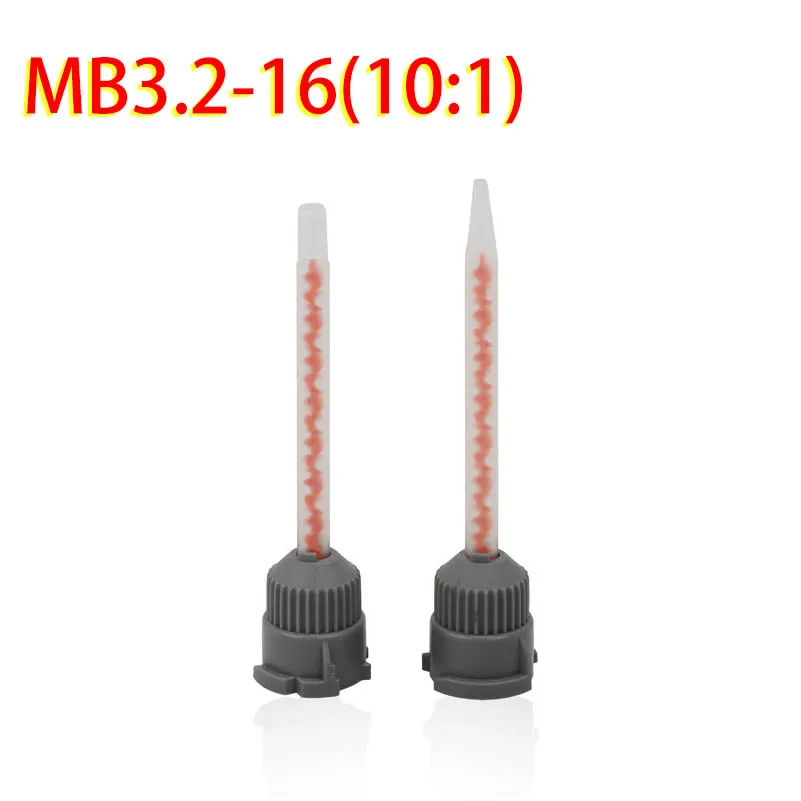 50/100pcs Epoxy Mixing Nozzle MB3.2-16 AB Glue Resin Mixing Tube 10:1 Static Mixer Mixing Nozzle for 2-component Glue Gun