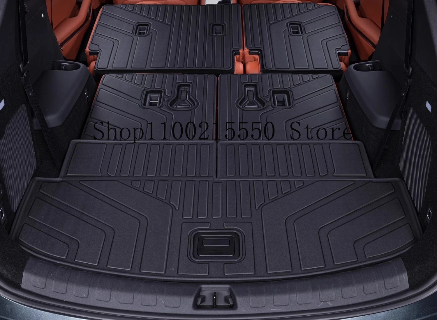 ل BYD tang L DMI/EV 2025 2026 TPE الحصير الخلفي الجذع مقاوم للماء المضادة للخدش البضائع بطانة صينية عدم الانزلاق الأمتعة وسادة واقية #3