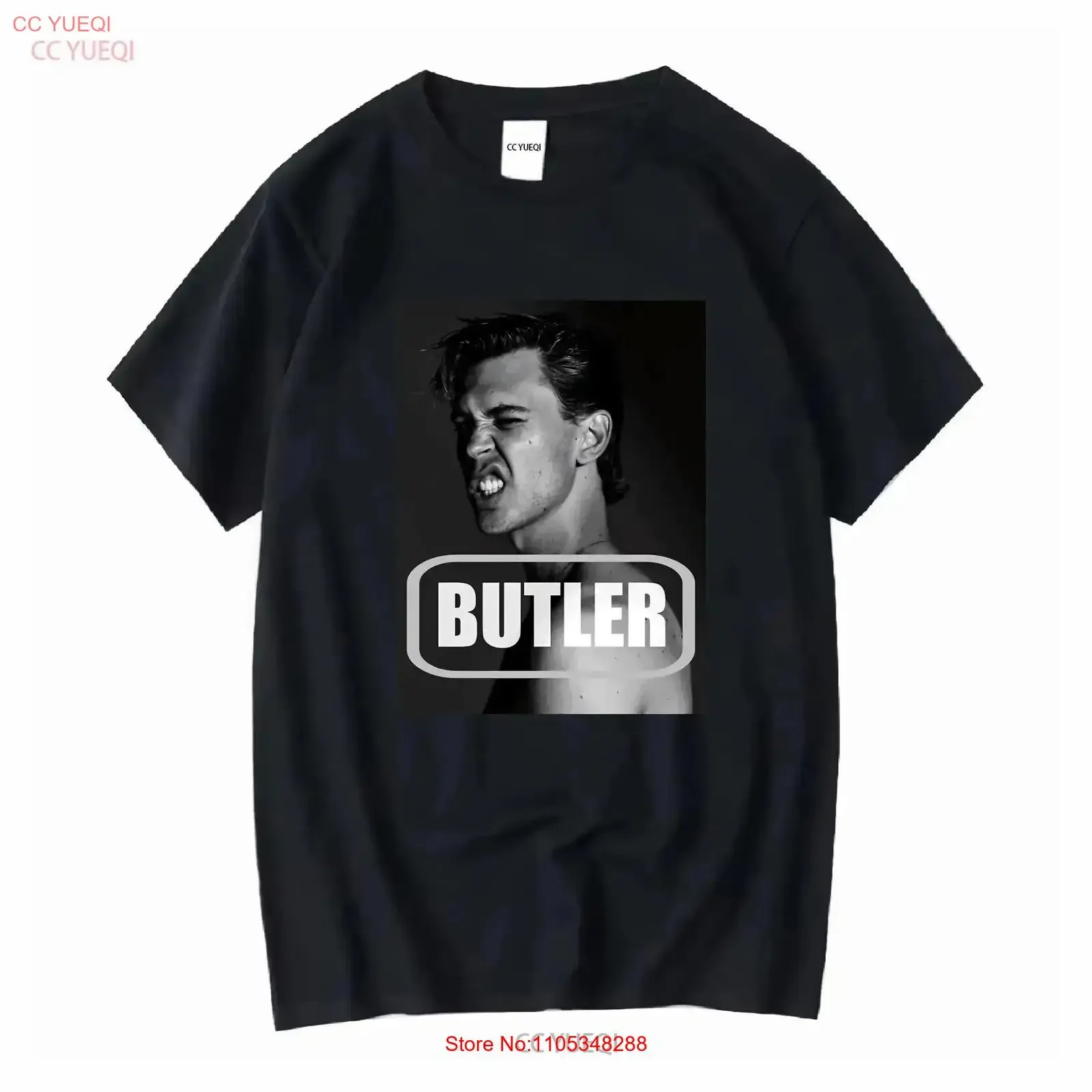 Austin Butler Trendiges T-Shirt WorkouT Hochwertig Niedlich Elegant Lieblich Ka Vintage Washed Soft Casual Vielseitig Atmungsaktiv