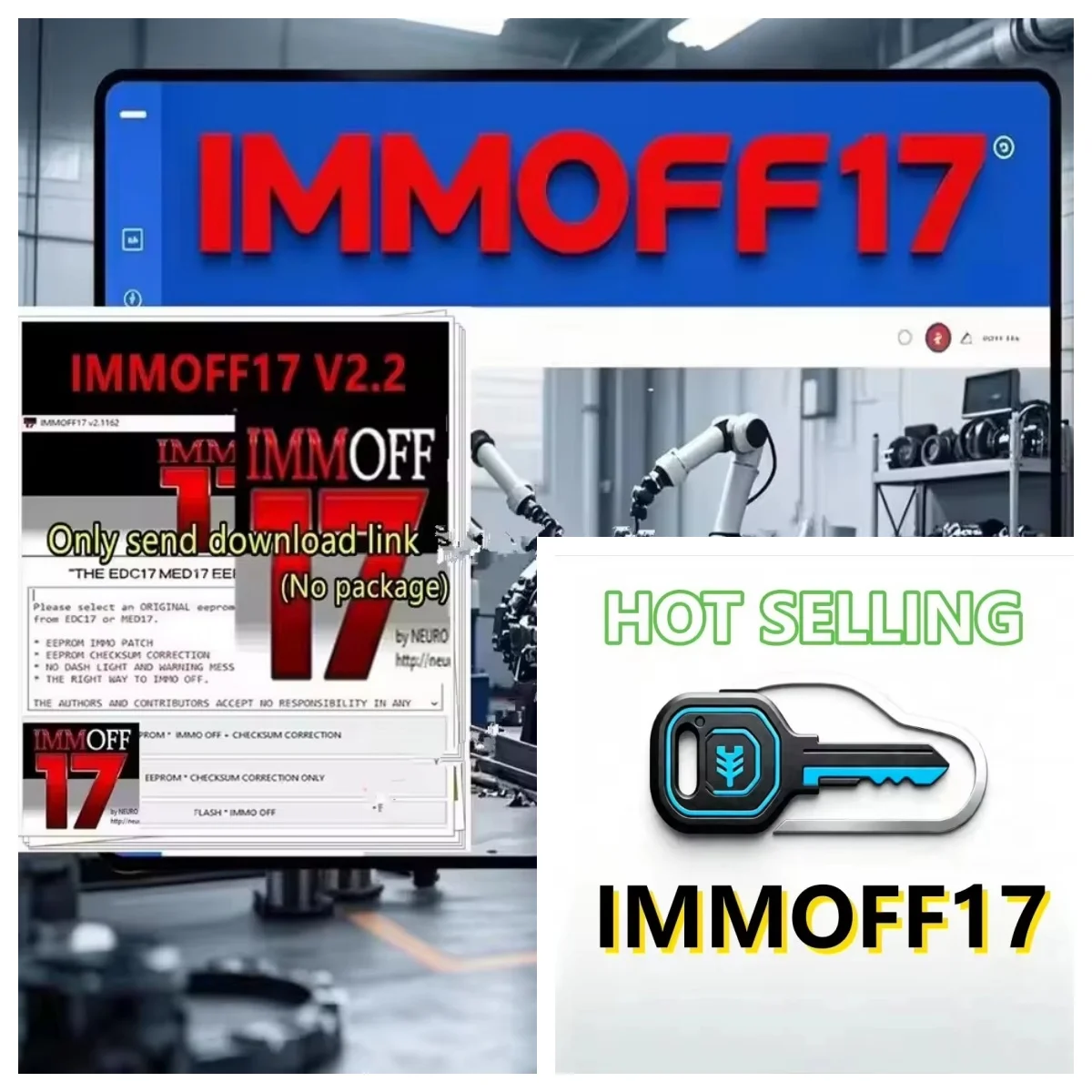 Lastest Lastest IMMOFF17 Software with Keygen Unlimited Install EDC17 Immo Off Ecu Program NEUROTUNING Immoff 17 and Install Video Guide - Aliexpress Deal