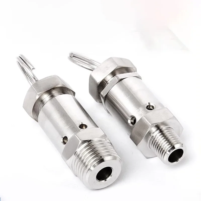 S304 Stainless Steel Sanitary Micro Spring Safety Valve1/4 