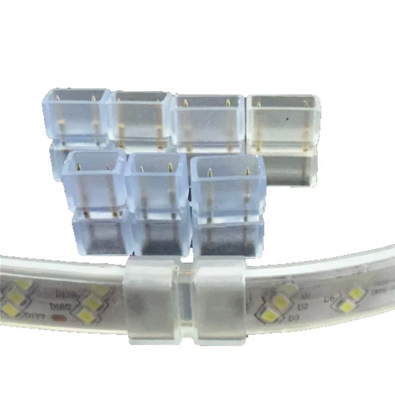 5Pcs LED Strip Connector Set Copper RGB Durable Gold 2/3/4 Pin Terminals Compatible with 6-13MM Strips for LED Lighting