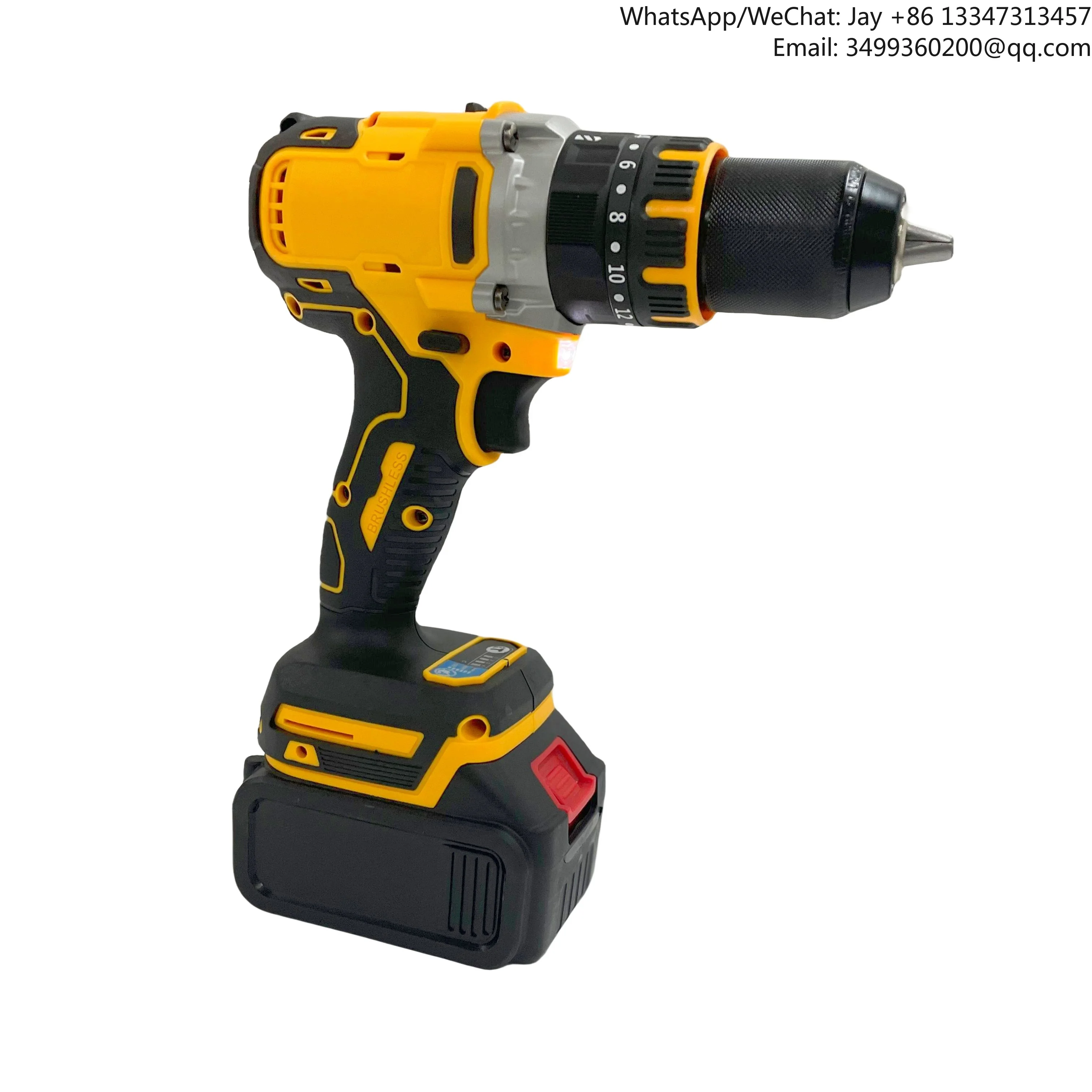 

13Mm portable brushless multi-tool 20v cordless high torque screwdriver lithium electric impact drill