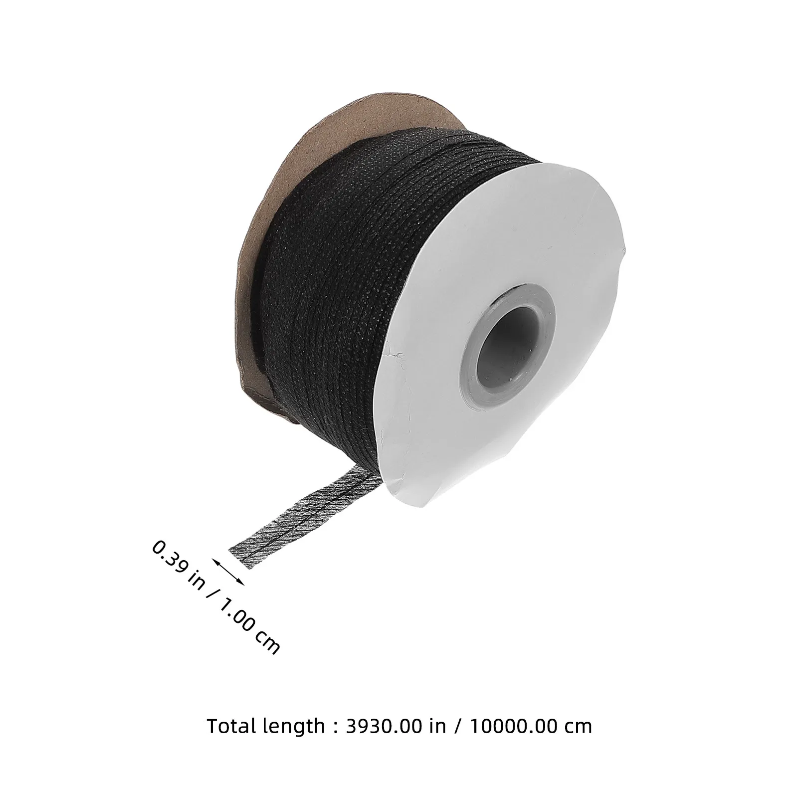 Non-Woven Fusible Interfacing Fabric Roll White Lightweight Stiffening Lining for Sewing Garments Accessories Home Textiles