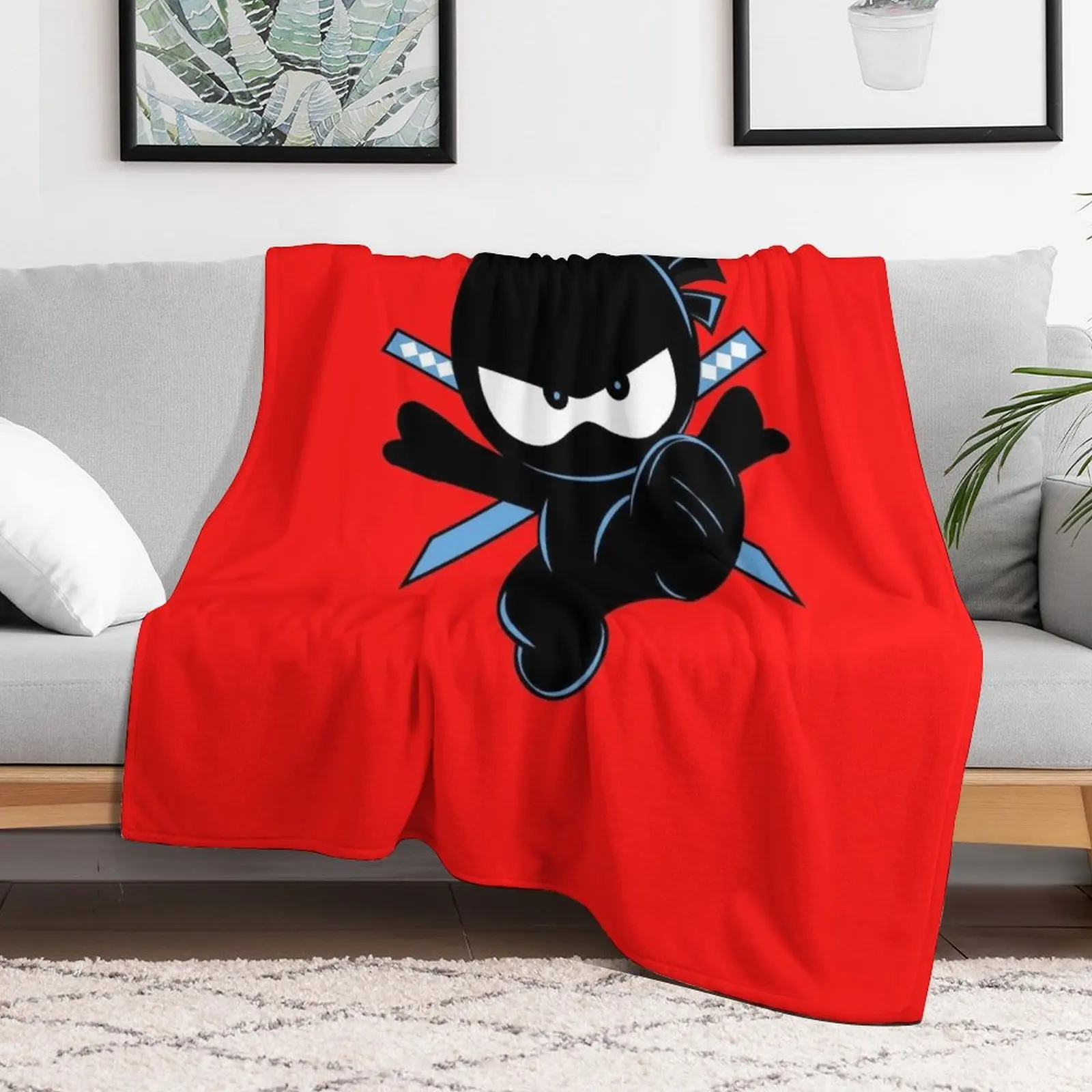 Ninja kidz Throw Blanket Sofa Throw Travel Bed covers warm for winter Blankets