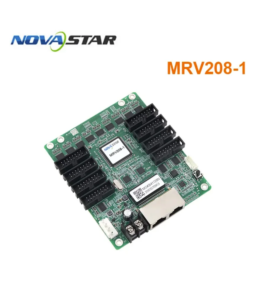 Novastar MRV208-1 - Reliable Receiver for 24/7 LED Display Operation Easy Installation with Plug-and-Play Design