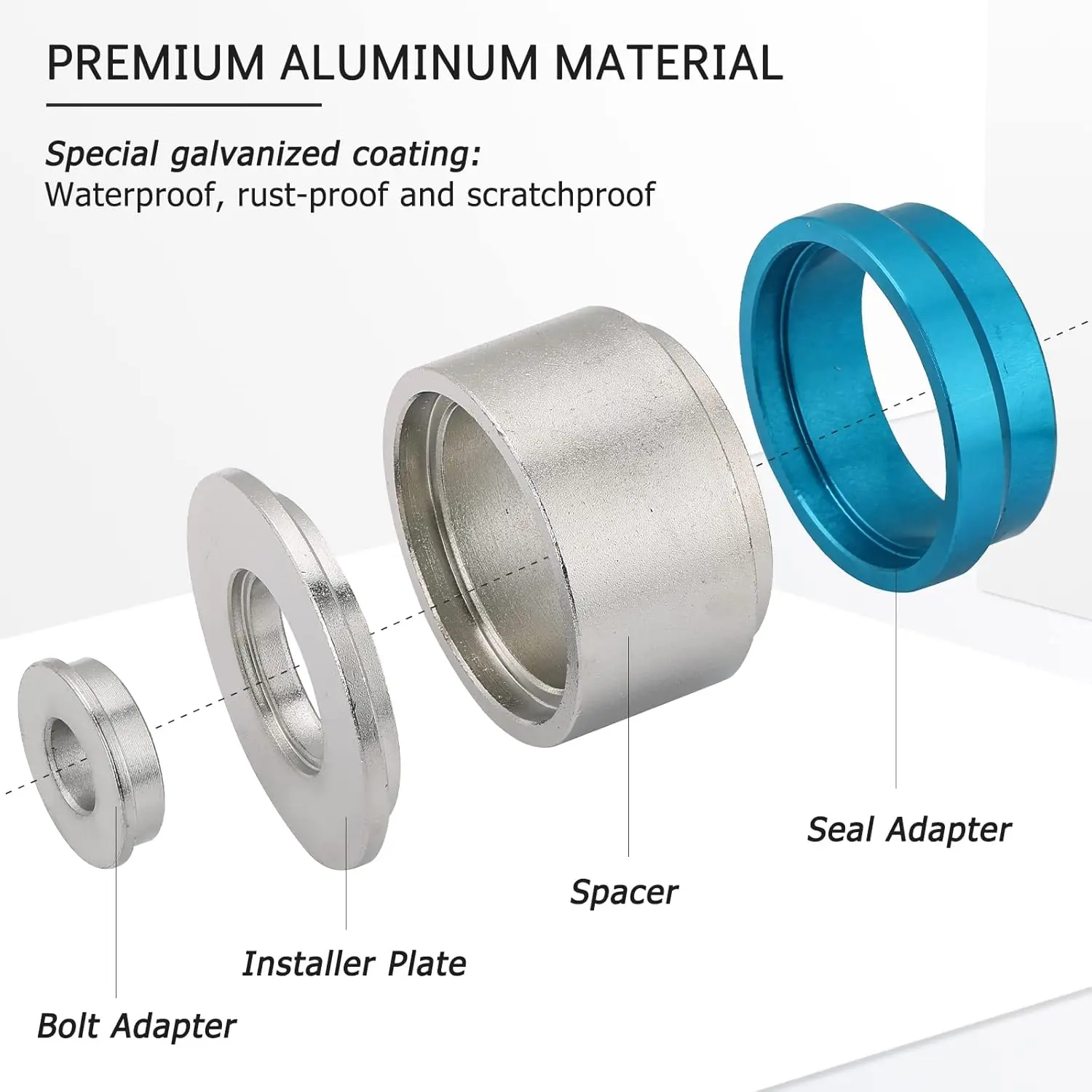 مجموعة مزيل وختم عمود الحدبات للعمود المرفقي | أداة سحب ختم الزيت #4