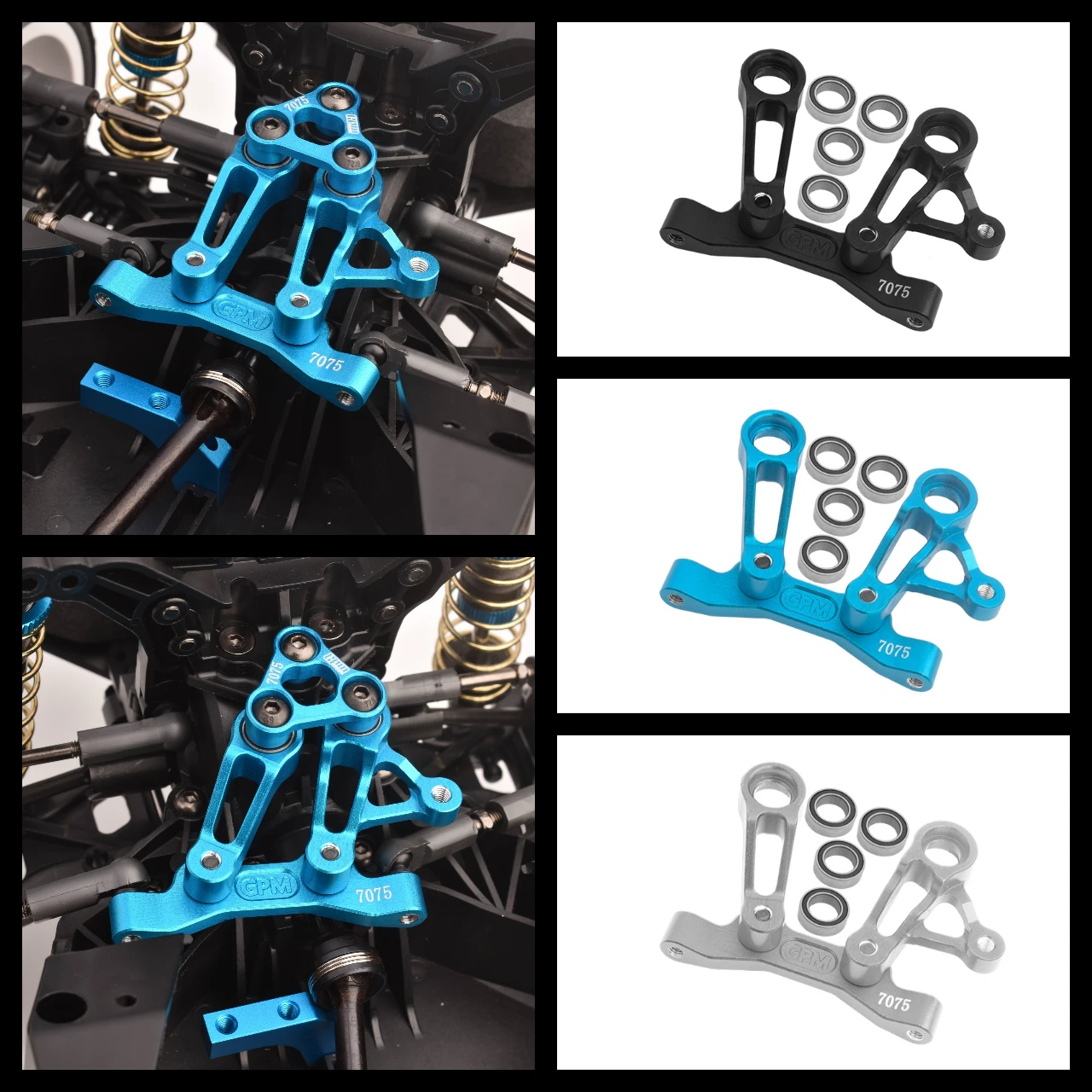 

Алюминиевые рулевые рычаги GPM 7075 и рулевой мост для TAMIYA 1/10 XV-02 Pro