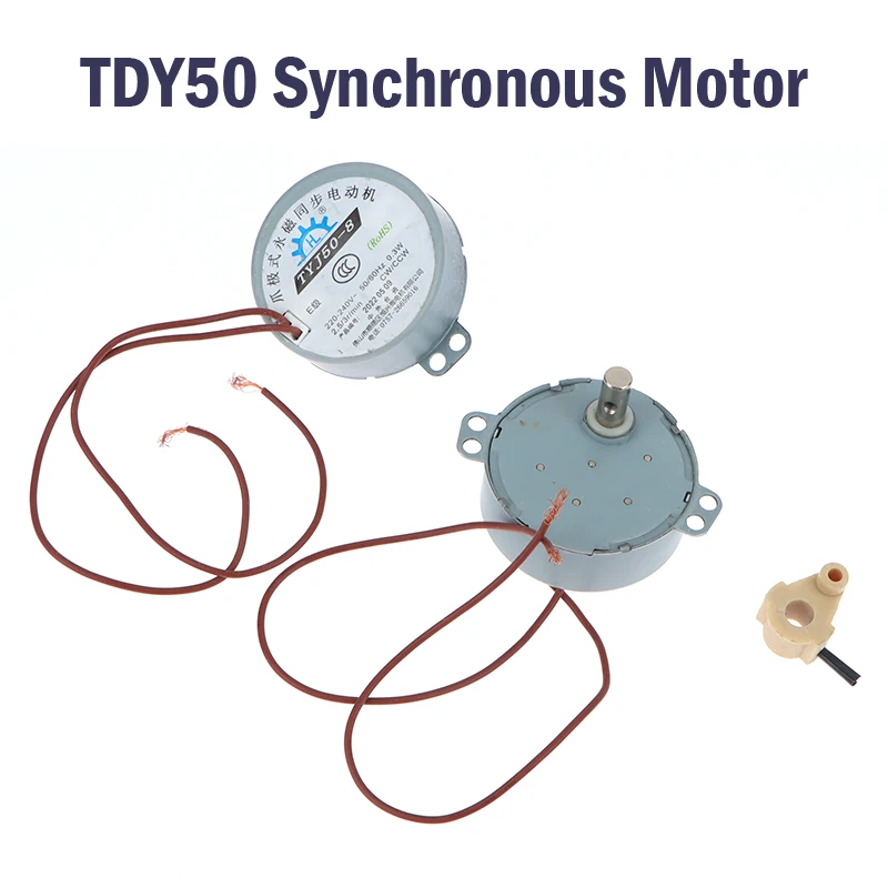 1pc TDY50 Synchronous Motor Electric Fan AC Shaking Head Permanent Magnet Motor 220V