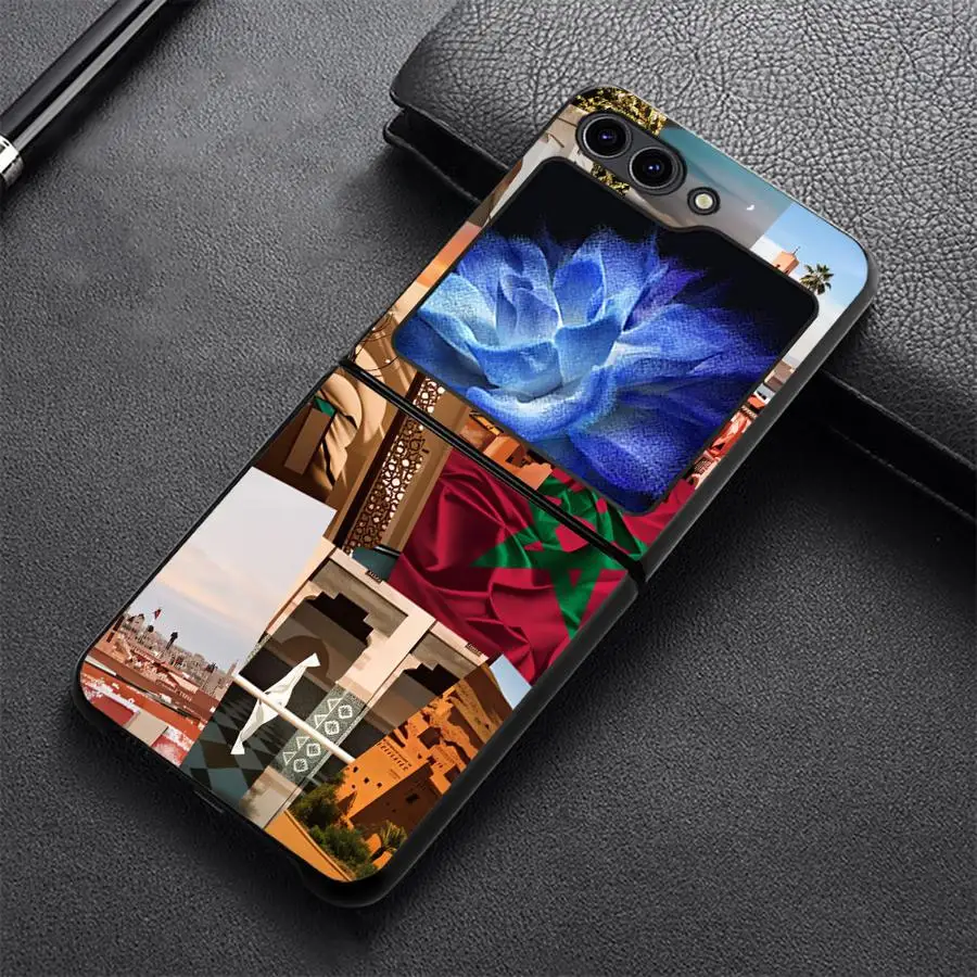 Morocco Travel Phone Shell Funda Case for Samsung Galaxy Z Flip 8 Flip3 Flip7 FE Flip6 Flip4 Z Flip 7 6 5 4 3 Flip5