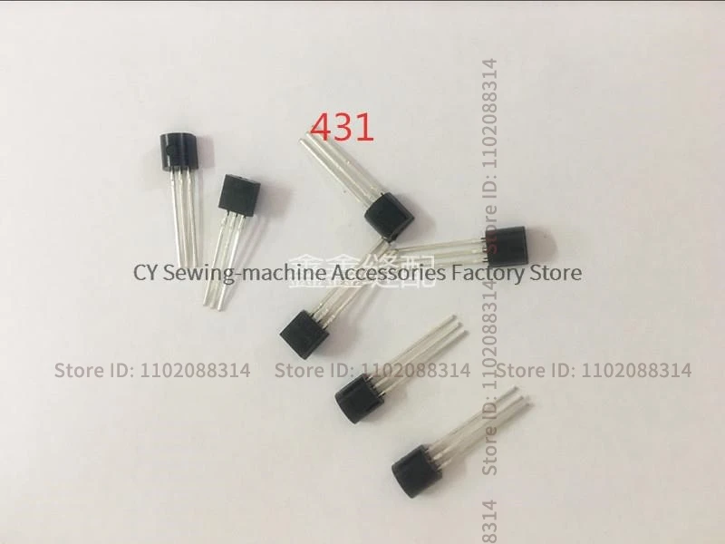 10pcs Qixing Electric Control Original Accessories 431 3 Long Pin Electronic Components Industrial Sewing Machine Accessories