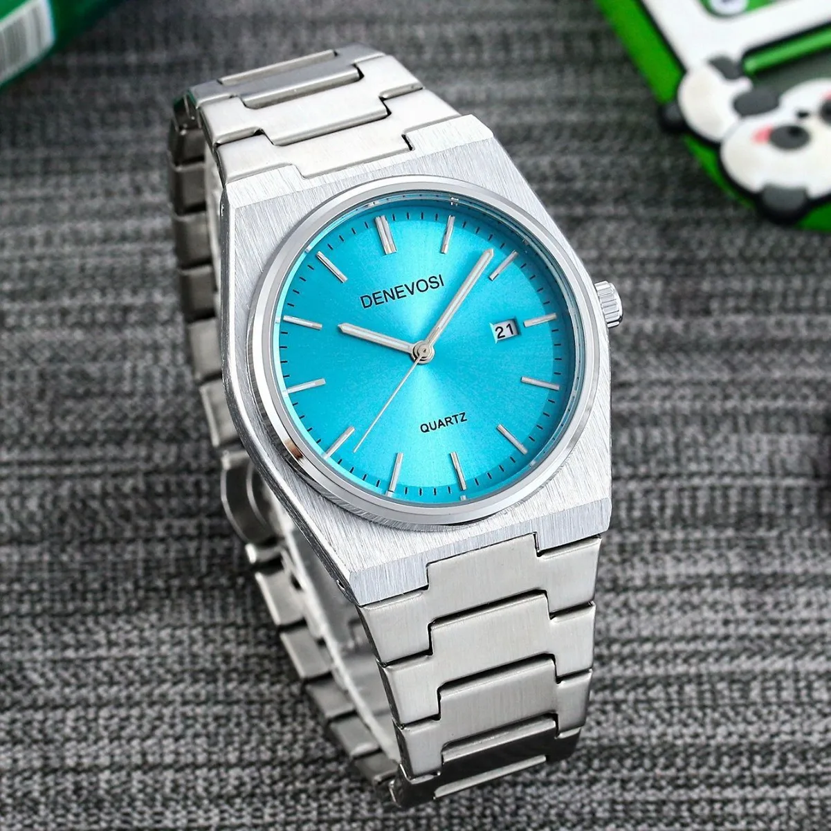 Hot Selling Cool High-end Stainless Steel Multi-color Quartz Watches Men's Creative Dial Personality Watch Steel Watch Relogio