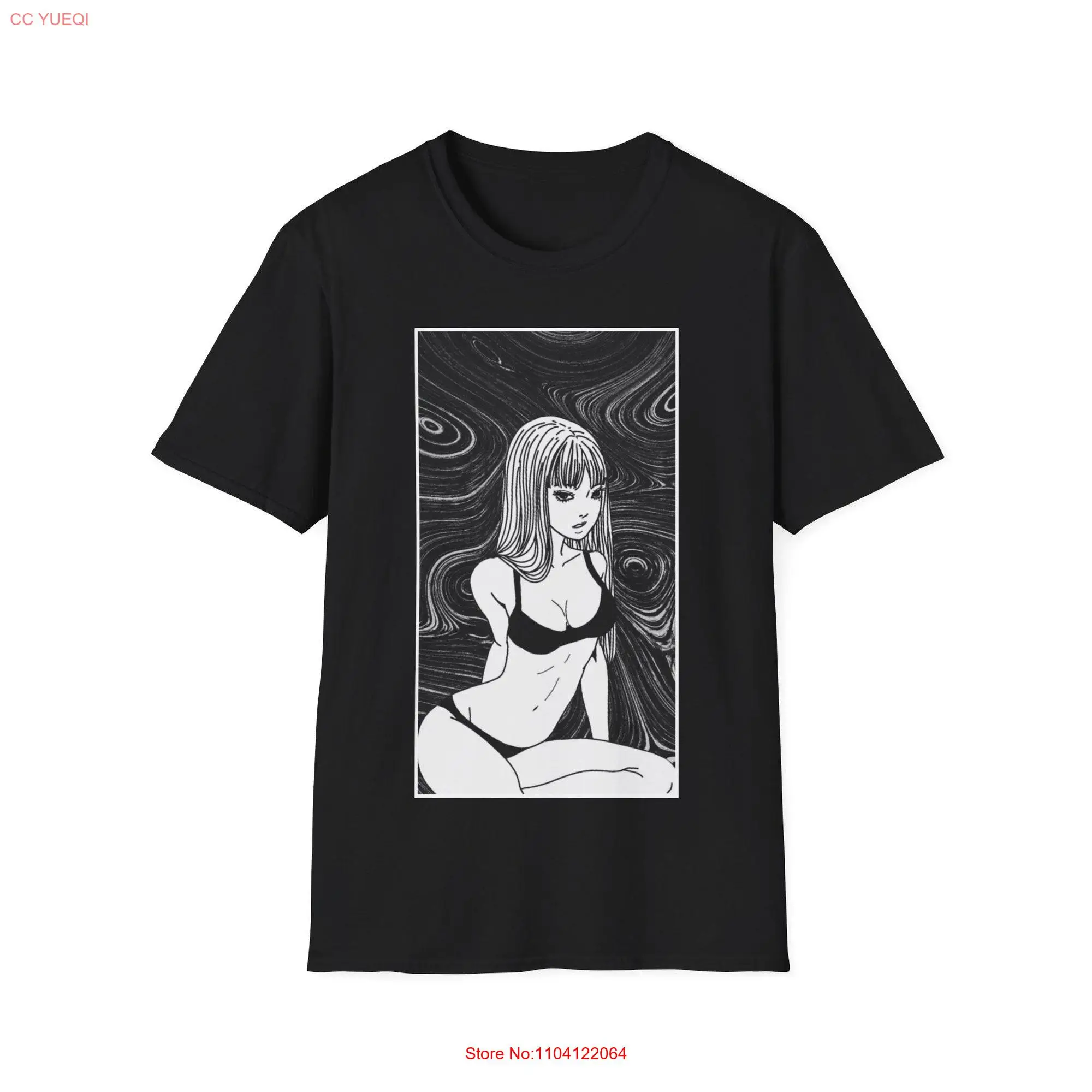 Tomie Manga T Shirt Japanese Horror Fan Junji Ito Uzumaki Psychological Anime long or short sleeves