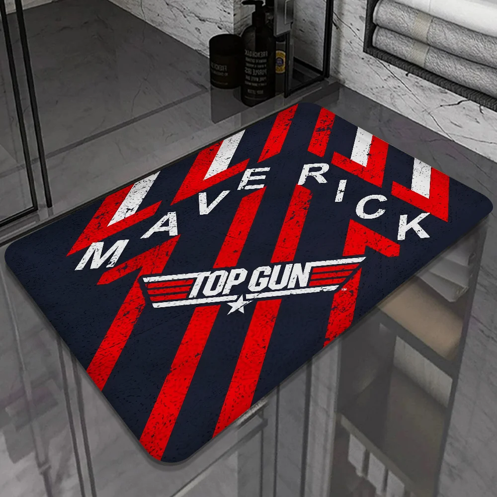 Top Gun Maverick Movie Floor Carpet Anti-slip Absorb Water Long Strip Cushion Bedroon Mat Welcome Rug