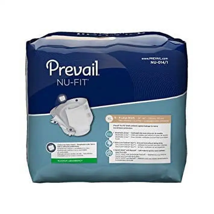 

Nu-Fit by First Quality Brief – X-Large 4 Bags of 15 (60 Ct.)