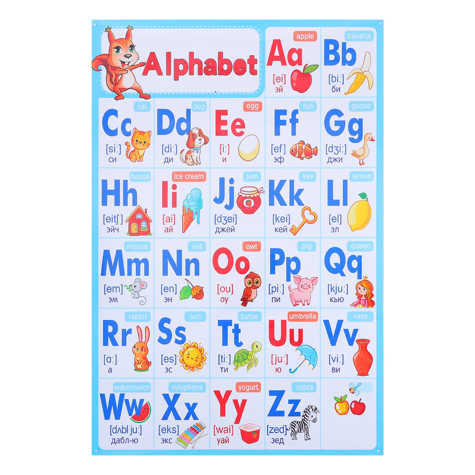 Abc Posters For Preschool Classroom Alphabet Poster Chart Toddler Early Education  Learning Wall Decor For Nursery Homeschool
