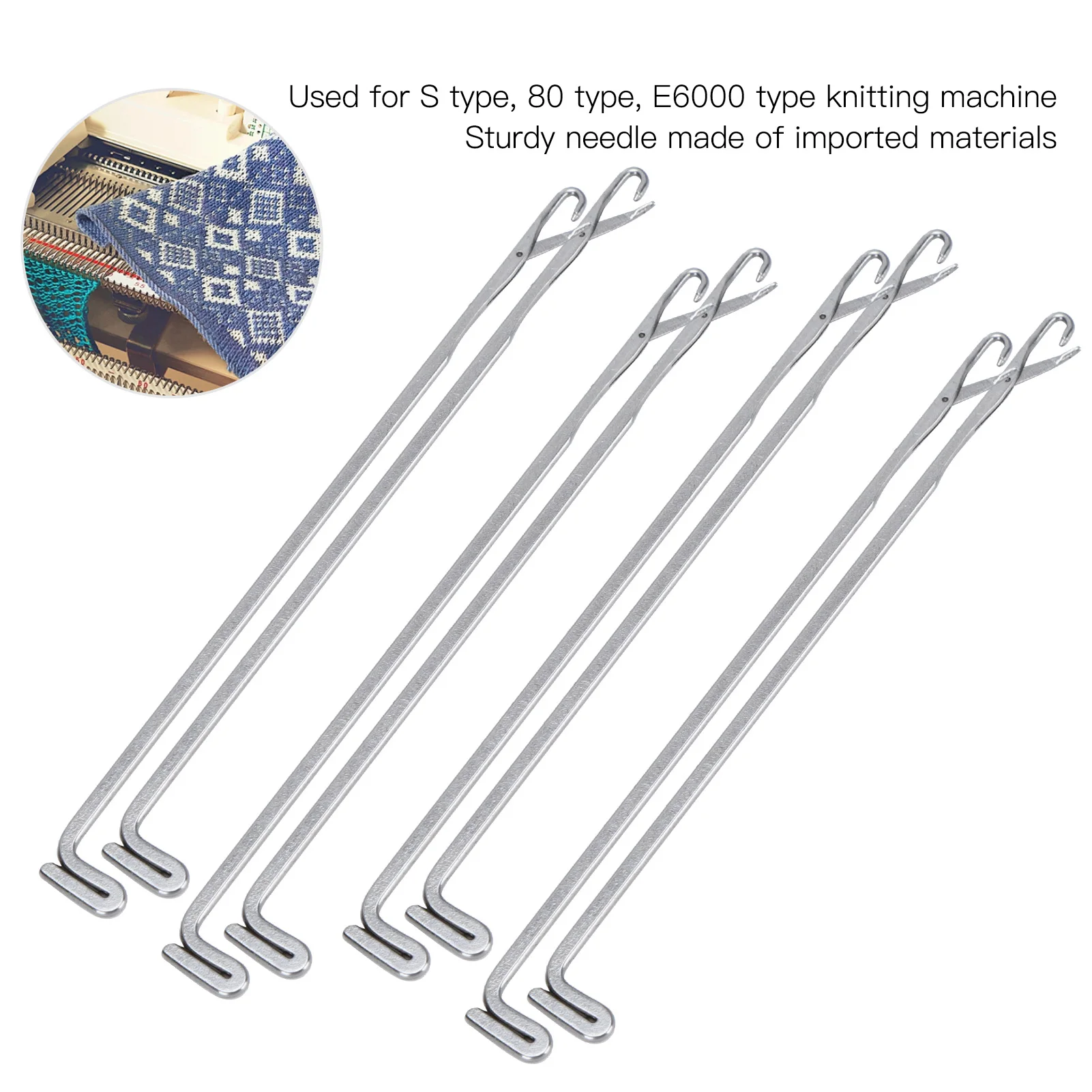 50Pcs Knitting Machine Needle Fabric Sewing DIY Craft Tools Universal For S/80/E6000