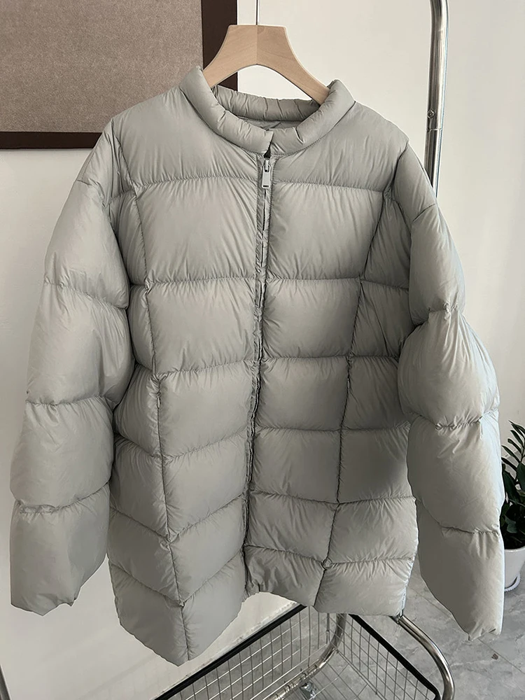 ใหม่สบายๆฤดูหนาว Parkas เกาหลีหลวมลงเสื้อผ้าฝ้ายเบาะผู้หญิงเสื้อ Chic WARM หญิงปักเป้า Outerwear