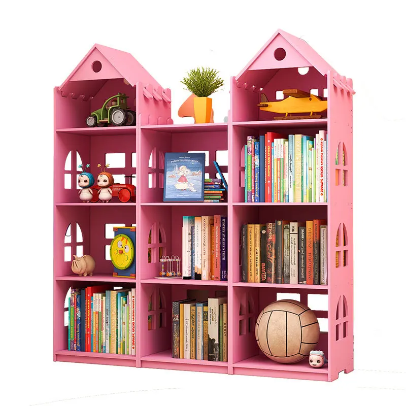 

Игрушечная креативная домашняя книжная полка, простая напольная полка для хранения
