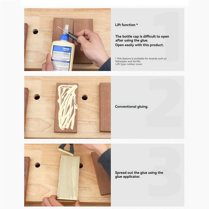 

ABRS-Carpenter Gluing Tool Woodworker Gluing Auxiliary Tools DIY Gluing Tool Repair Glue Tool