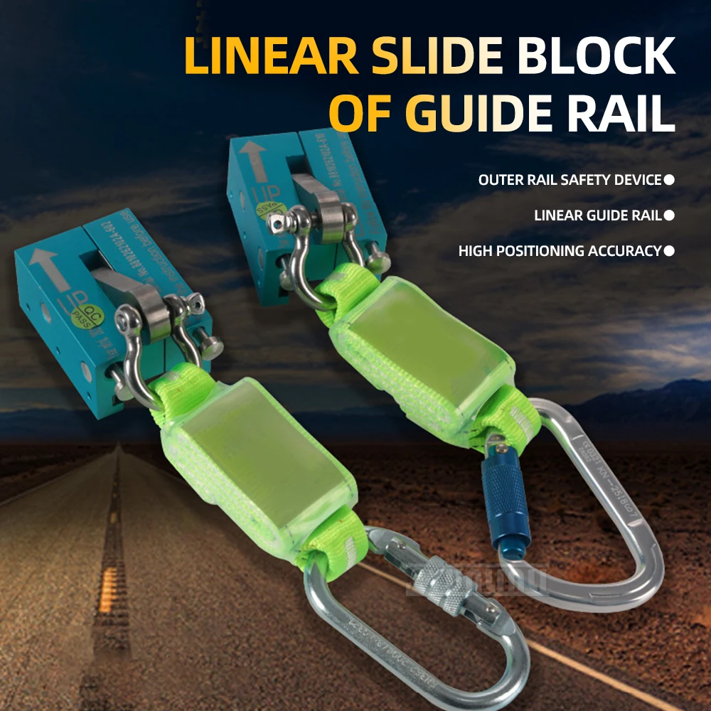 

Устройство защиты от падения рельсового типа Жесткий падающий слайдер для ветроэнергии Работа на большой высоте Защитное оборудование для строительства