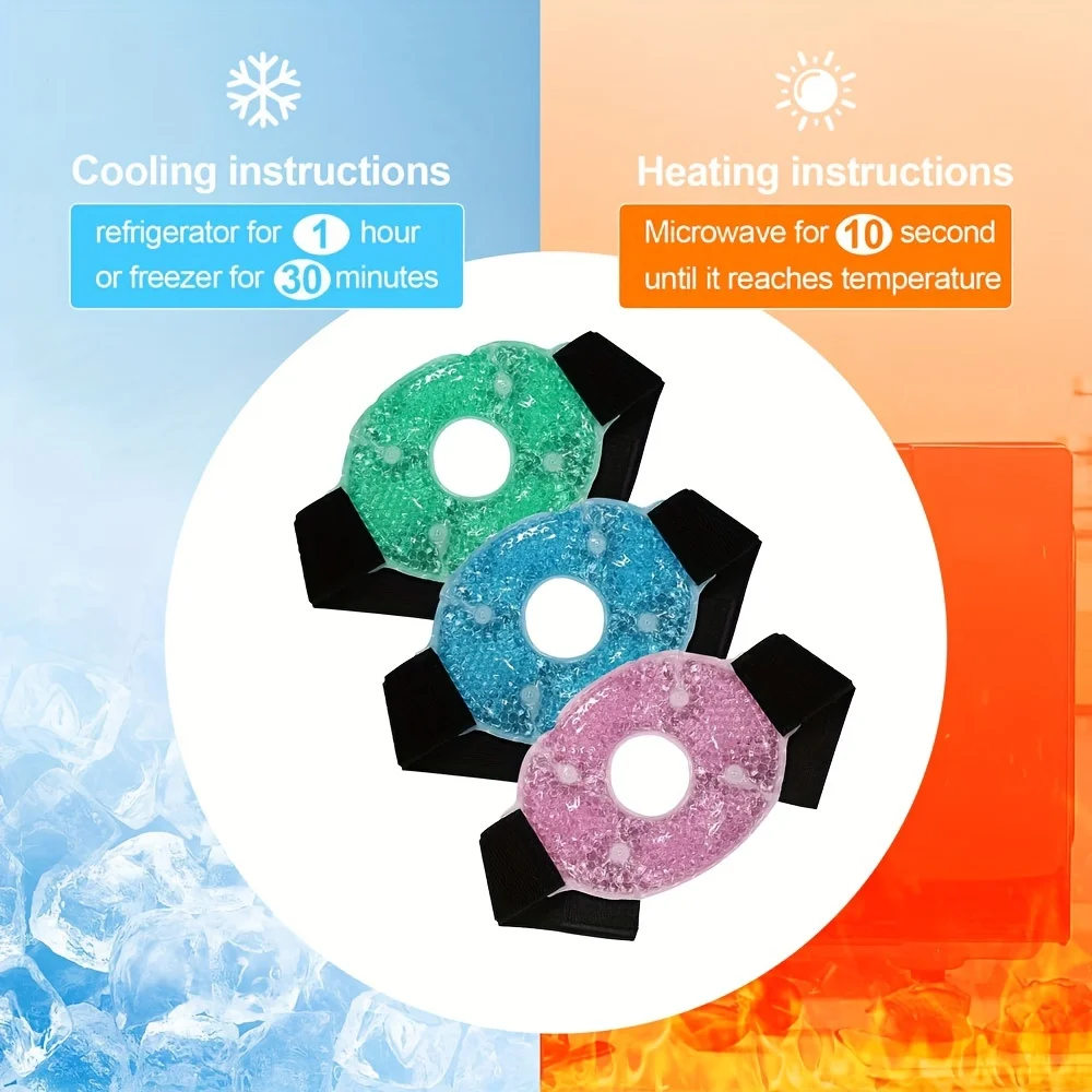 1/2 Stück Hot & Cold Gel Ice Pack Wiederverwendbare Knie-Sport-Eisbehandlungswickel für Knöchel, Kopf, Schultern, Verletzungen, beruhigende, revitalisierende Nutzung – Detail 12