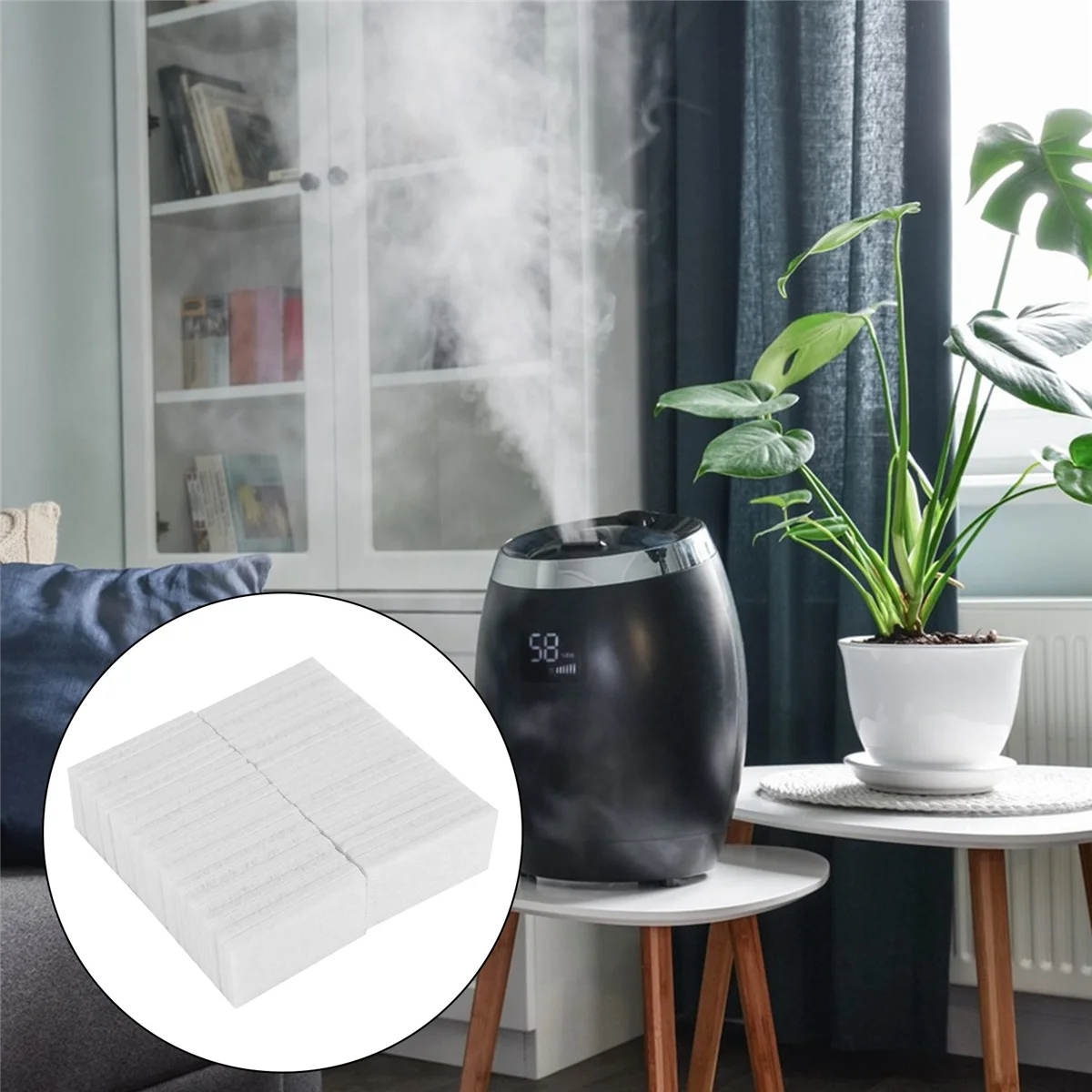 N89r 50 peças recargas sem perfume almofadas de aromaterapia almofadas de óleo arom difusores elétricos almofadas para fragrâncias de carro e difusores de plugues de bola