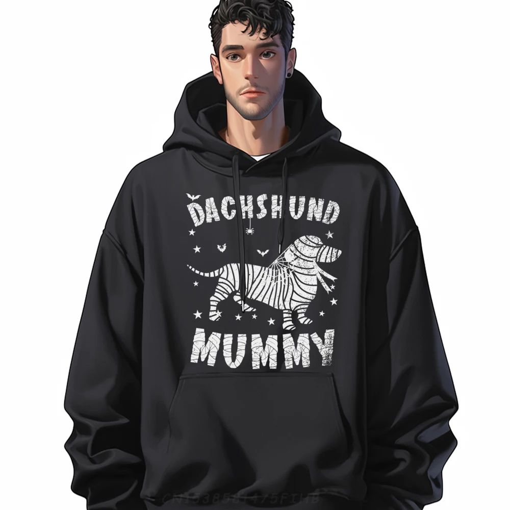 

Dachshund weenie Sausage Mummy Halloween Designer Hoodies Sweatshirts For Men Men Christmas Sweater Long Sleeve