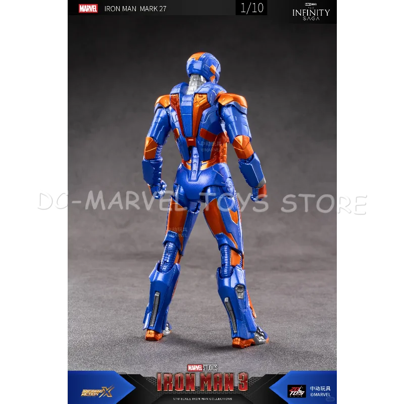 In Stock ZD Toys 1/10 18cm Iron Man MK27 MARK 27 DISCO Anime