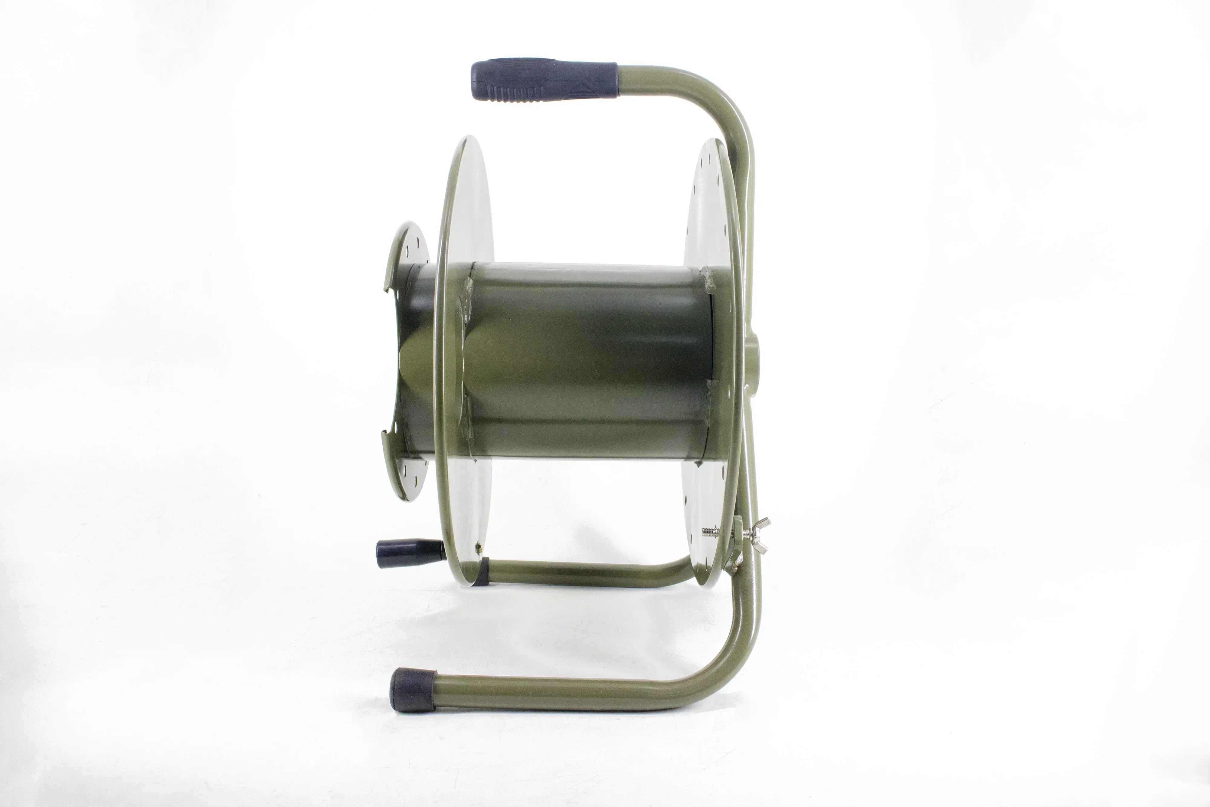 ST-03 Portable 300M Metal Cable Drum Reel Cart Outdoor harsh environment Retractable harsh environment Spool Winding for Fiber