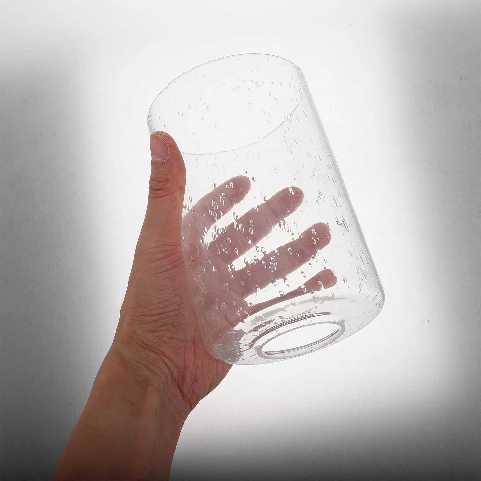 Glass Lampshade Replacement Clear Cylindrical Shade for Table Lamps Wall Sconces Ceiling Pendants Floor Lamps