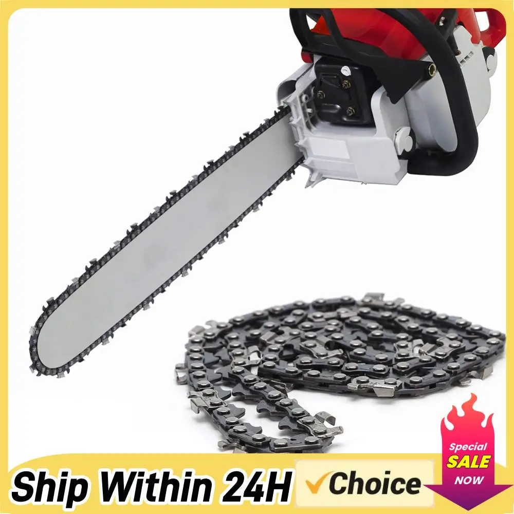12 Inch Metal Saw Chain Spare Parts 45 Drive Links Electric Chainsaw Chain 3/8inch Pitch Chainsaw Blades for Wood Branch Cutting