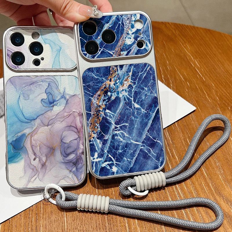 Matte Leather Texture Phone Ca - Phone Cases Purple ulasan dan harga