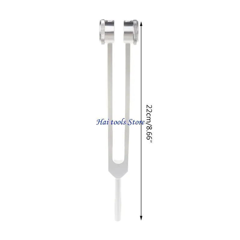 X37E Portable Tuning Fork 128 Hz Aluminum Alloy Medical Non-Magnetic Tuning Fork