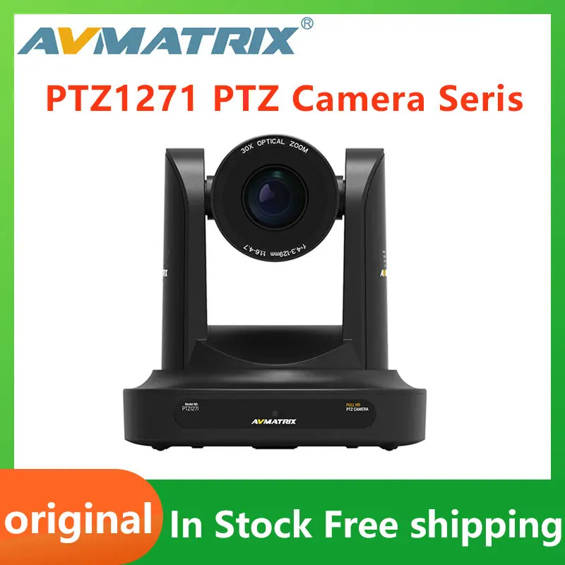 

PTZ-камера AVMATRIX PTZ1271 с SDI HDMI NDI 1080P 60Fps RS232 RS485 OBS vMix IP-трансляция для церковного вещания