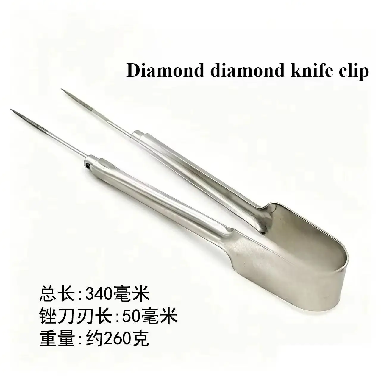 NEW   Clamp Glass Blowing Tool, Triangular File for Goblet Cutting Trimming Glass Art Hand Tool