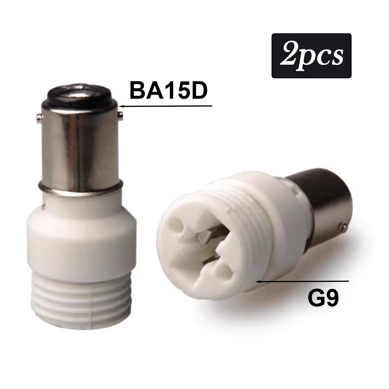 2Pcs BA15D To G9 Bu…