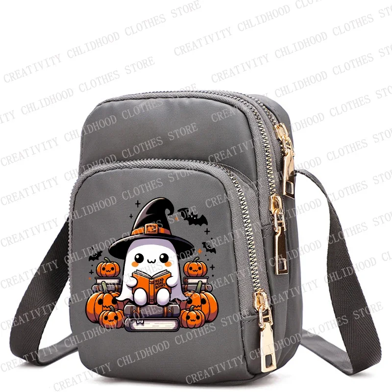 Halloween Shoulder Bags Jack Skellington Tote Bag Crossbody Bag Kawaii Cartoons Dog Underarm Casual Bags Collocation Trendy