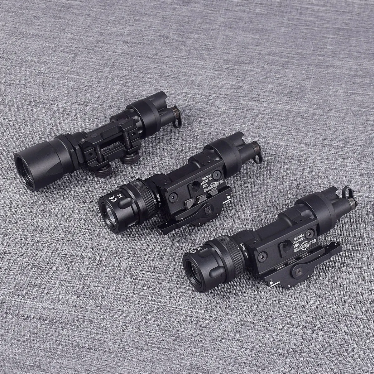 Surefire M951 M952V Tactical Metal Flashlight IR Strobe LED Scout Light Aluminum Body With QD Quick Release Mount Fit Hunting