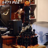 in stock 5471 PCS of 2025 new Black Tower dark model set, creative boy Decoration, adult birthday gift 10333 ornament