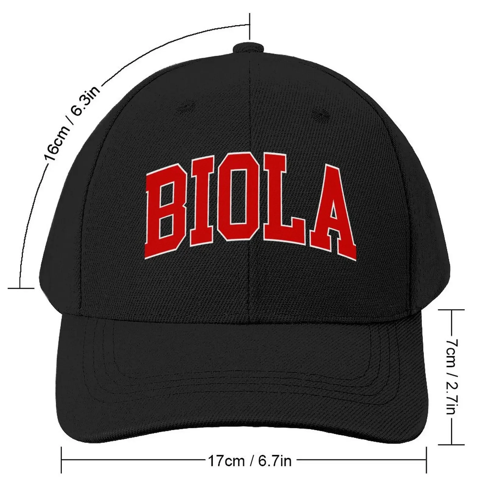 biola university - college font curved Baseball Cap Trucker Hat Fishing cap Designer Hat Golf Women Men's