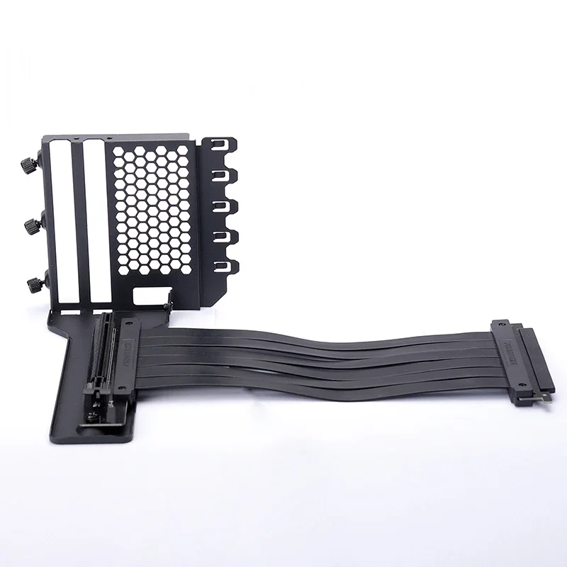 

GPU Extension PCIe 3.0 4.0 X16 Riser Cable Graphics Video Card Holder Bracket Suit 7 Slot Mount Anti Interference Vertical